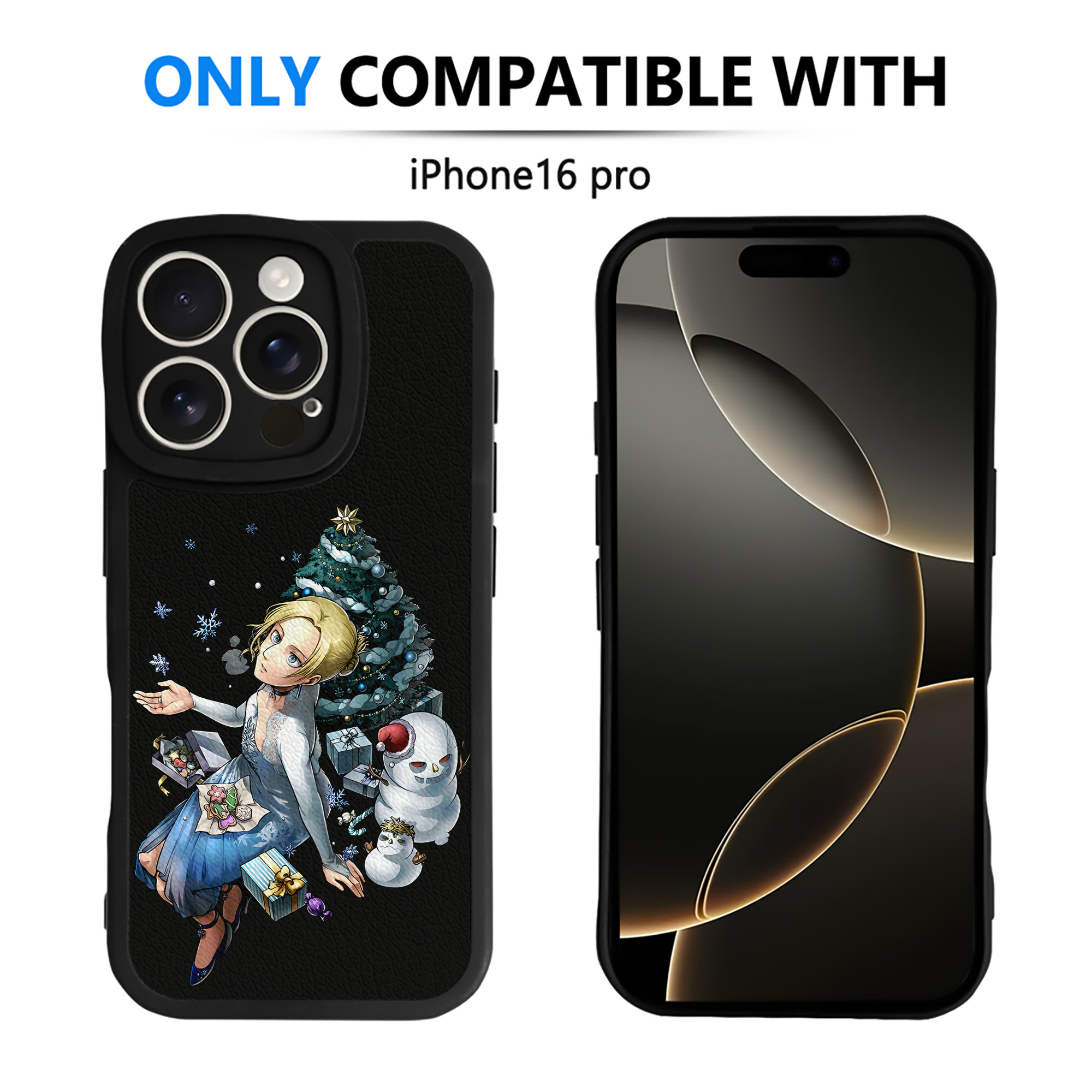 （画像用） 進撃の巨人 アニ・レオンハート Attack on Titan Annie Leonhart 【iPhone 16シリーズ対応】シリコンスマホケース（レザー調） 材質：シリコン